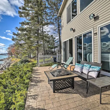 East Tawas Home w/ Patio, Lake Huron on-Site