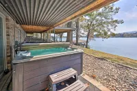 Hot Tub & Dock: Lakefront Home in Hot Springs - Wifi