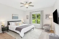 Hearth & Haven  4BR w/ Game Room + Fire Pit Walk to Foley Sports Complex