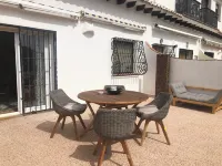 Sunny ground floor apartment close to La Fustera beach.