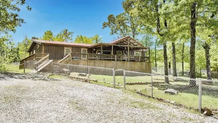 Accommodating up to 12 people w/3 bedrooms, 2 bathrooms & a super-sized firepit.