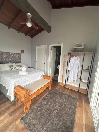 Lake House View in Ferrugem Beach, Garopaba. Santa Catarina, Brazil