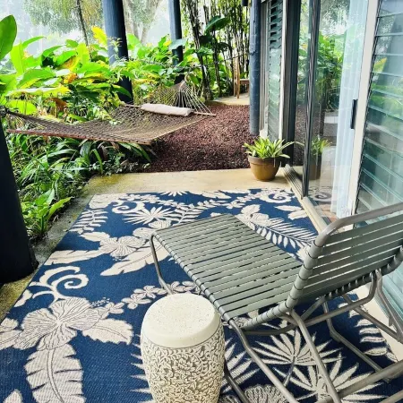 Tropical Garden Condo with AC and pool