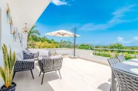 Spirint of Terrena 3BR Relax Villa with Private Jacuz, ocean view,Bbq,beach 500m