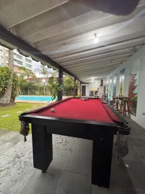 House in front of the sea in Mongagua. Spacious for the whole family