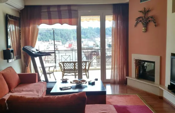 市中心帶山景的公寓