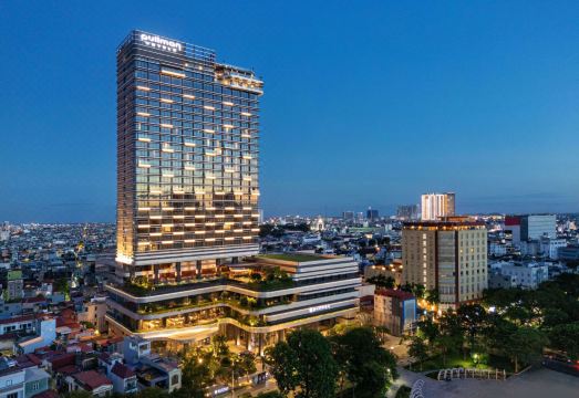 Pullman Hai Phong Grand Hotel의 객실 또는 바 전경