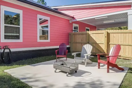 Newly Built Beach House with Fancy Upgrades! EV Charger. 0.5 Miles to the sand! - 4-Star