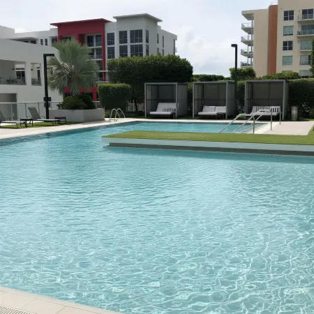 Miami Luxury 1 BR - Sauna Gym Pool BBQ