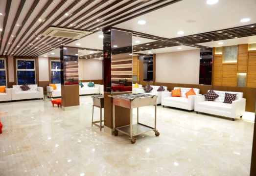 모던한 호텔 로비