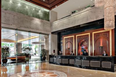 フロントデスク インターコンチネンタル グランド スタンフォード 香港の写真