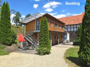 Combined Group Accommodation on a Farm Bordering on The Kellerwaldsteig