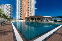 Meritus Comfy 3 Bedroom with 8 Pax by Moowin - ที่มีสระว่ายน้ำ