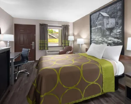 Super 8 by Wyndham Bridgeport/Clarksburg Area ブリッジポートのホテル