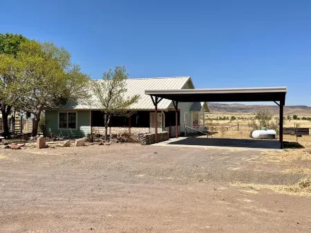 Judy's Line Shack...Super cute house with a fabulous back porch view!