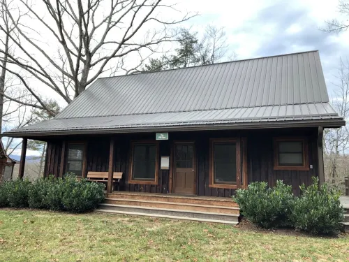 The Pill Box is the perfect getaway next to the Cowpasture River Hotels in Bath County