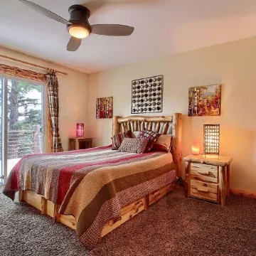 Fawn Haven Cabin Bailey Colorado Huge Deck with View and 1 Acre Fenced Dog Run