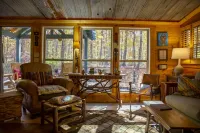 1880's Log Cabin Luxe + 21st c. Comfort = Mentone's Coolest Cabin