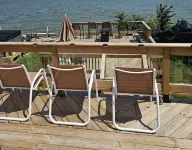 Toledo, lakeside home 3 bdrm sleep 7 on Lake Erie with 4 decksto choose from. Hotels near St Paul's United Methodist Church