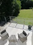 Cottage by the river with fishing.