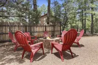 A real log cabin in the pines!