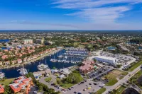 Beautiful marina view in the Keel Club @ Burnt Store Marina and Country club