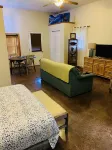 Lake Texoma is 2 minutes away from this cozy studio apartment.