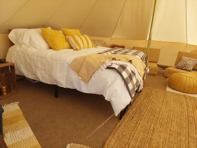 Glamping Tent at Noble Pine Campground Hotels near Mammoth Cave