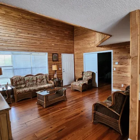 8. Beautiful secluded creek front lodge sleeps 19