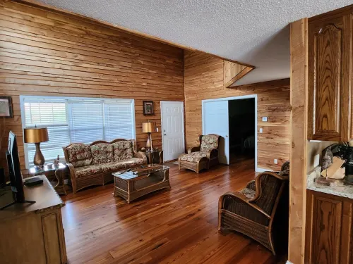 8. Beautiful secluded creek front lodge sleeps 19