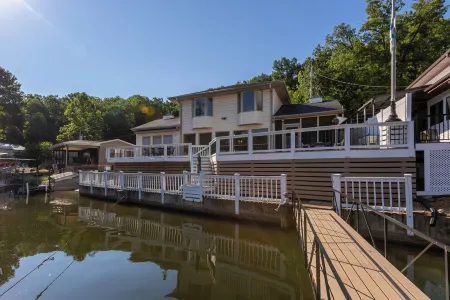 Lakefront Retreat w/ Private Dock & Large Deck – Family-Friendly Fun!