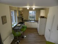 North Sea coast, charming Frisian house on the old dike with sauna, fireplace, beach chair