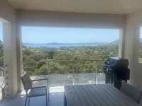 10mn beach, Standing Villa, top sea view, fiber internet, heated pool, jacuzzi - Meerblick