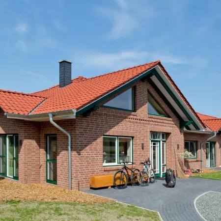 Idyllically situated villa in country house style with sauna Ideal for groups & families