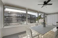 Clean,Great Location,Dockage Available,Heated Pool,3 Units, Huge Back Yard.Apt A