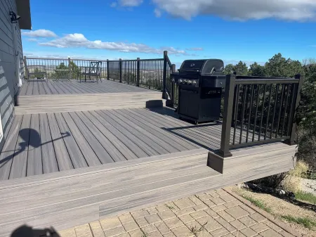 Immaculate modern home with stunning views nestled into a beautiful valley.