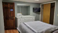 Walkout basement with bar and hot tub!