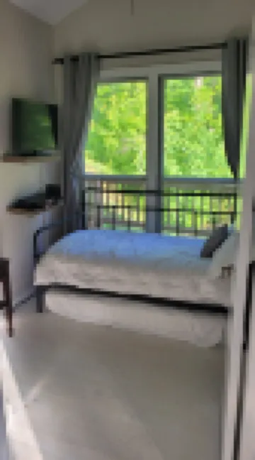 Cozy cool cabin in the mountains with a view Close to Downtown with a hot tub