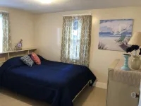 Lower deck, Salisbury Beach, Melo's Beach House Rentals