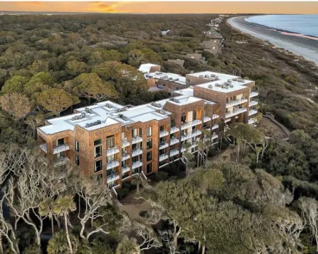 Three Oceanfront Private Balconies with Panoramic View, Dolphins & Calm Breezes! Hotels in Kiawah Island