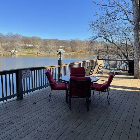 Rustic Riverfront Getaway Directly On The River!!  You can't get any closer!