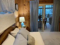 House is located on Lake Huron with a private beach