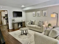 Modern Townhome w/ Balcony • Walk to FUSE Stadium