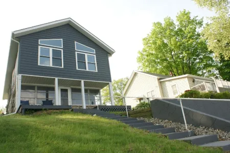 Lake side country home