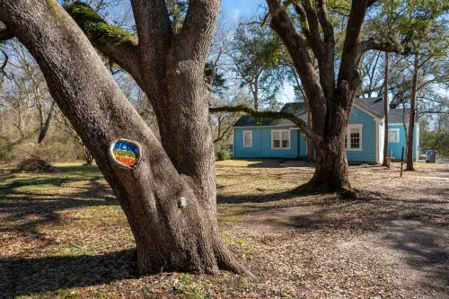 Blue Oak Haven in the heart of Lufkin, TX is stylish, updated, and roomy.