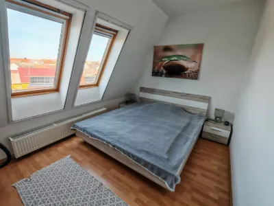 White Apartment – Cozy & Central One-Bedroom Retreat in Kecskemét Hotels near Varga Tanya Horse Show