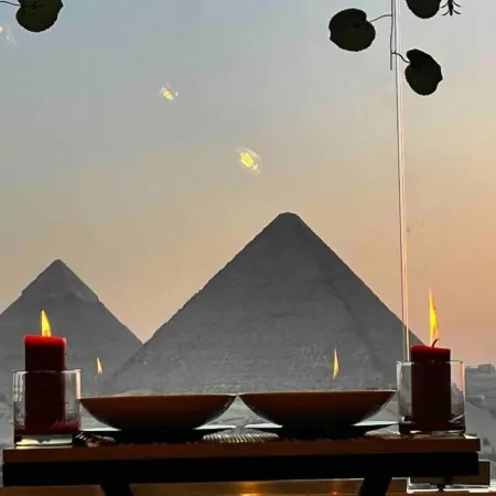 Pharaoh Pyramids View