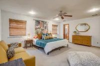 Rockstar waterfront lake house! Mid century modern with large 2 story party deck
