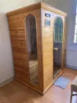 12-person gîte with heated swimming pool and sauna, ideal for relaxation