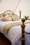 Totally Luxury 4 Person Bell Tent 10 mins Surf/Sail/Swim Beaches